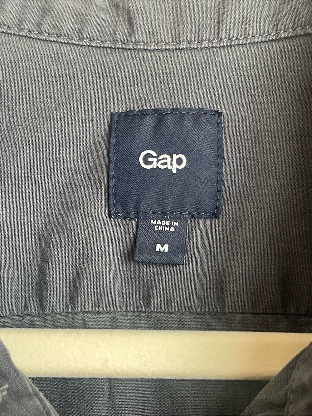 Men’s GAP Casual Shirt in Charcoal Gray